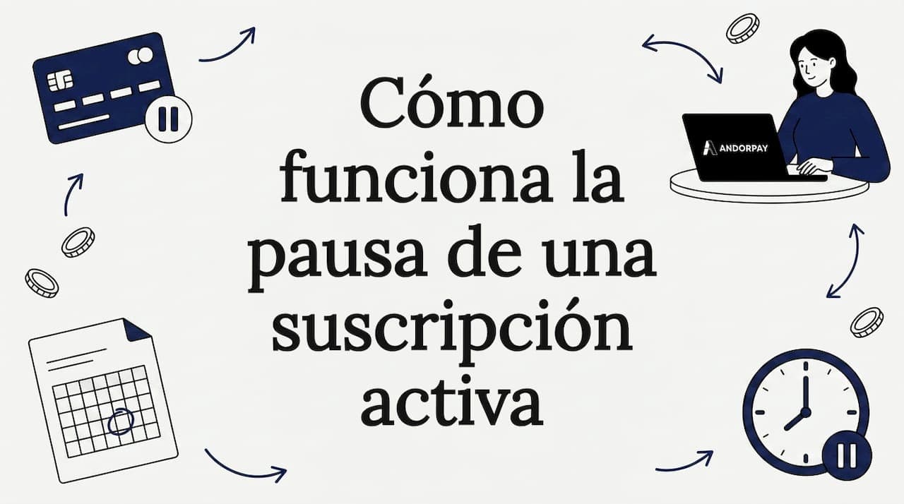 Cómo funciona la pausa de una suscripción activa